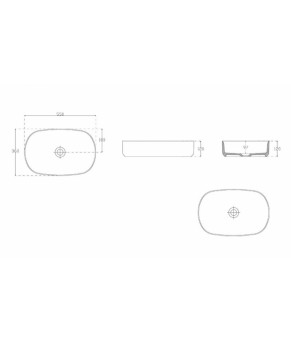 Умывальник Isvea Infinity 55x36 white (10NF65055)