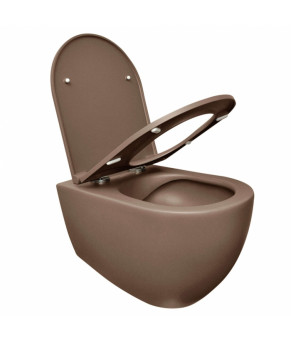 Унитаз Isvea Infinity без ободка, подвесной, taupe (10NF02001)