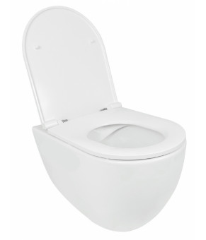 Унитаз Isvea Infinity без ободка, подвесной, белый (10NF02001)