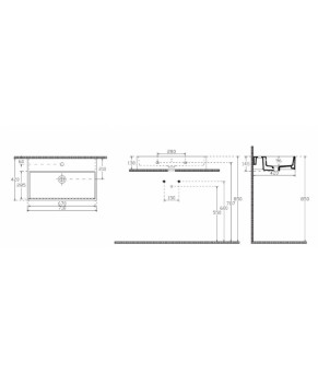 Умывальник Isvea Purita 70x42 white (10PL50070SV)