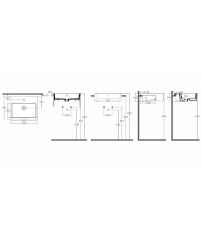 Умывальник Isvea Purita 50x42 white (10PL52050SV)