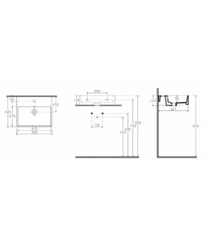 Умывальник Isvea Purita 50x42 white (10PL50050SV)