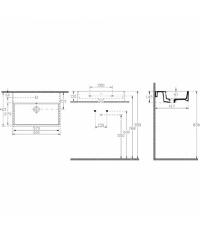 Умывальник Isvea Purita 60x42 белый (10PL50060)