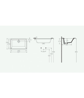 Умывальник Isvea Soluzione 53x34 white (10SZ77053SV)