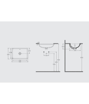 Умывальник Isvea Soluzione 50x34 white (10PL77045SV)
