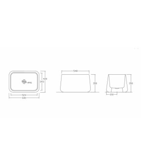 Умывальник Isvea Allegro 60x42 white (10AL75060SV)