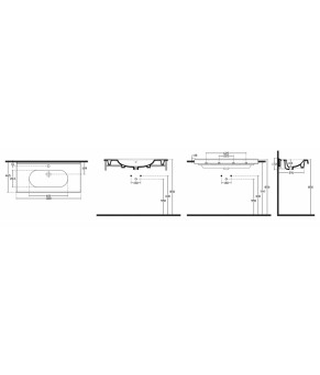 Умывальник Isvea Sentimenti 100x46,5 white (10SM50100)
