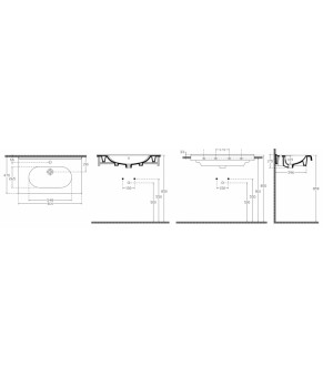 Умывальник Isvea Sentimenti 82x46,5 white (10SM50082)