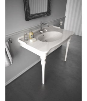 Умывальник Isvea Regina 93x58 white (10RE50093SV+10RE38003SV)