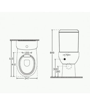 Бачок Isvea Absolute (10AB31001)
