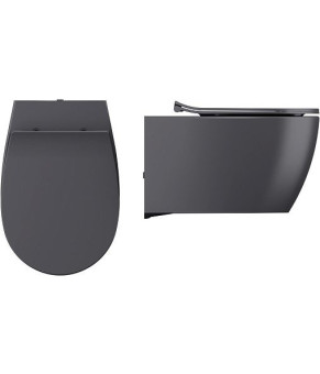 Унитаз Isvea Sentimenti Neo anthracite (10AR02010SV-2C+40D40200I-2C)