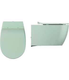 Унитаз Isvea Sentimenti Neo mint green (10AR02010SV-2T+40D40200I-2T)
