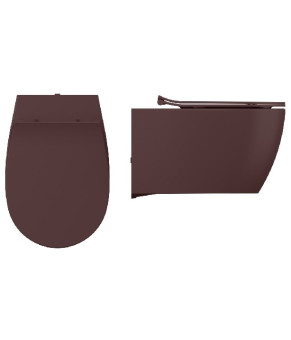 Унитаз Isvea Sentimenti Neo maroon red (10AR02010SV-2R+40D40200I-2R)