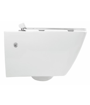 Унитаз Isvea Purita cleanWash без ободка, подвесной, белый (10PL02007)