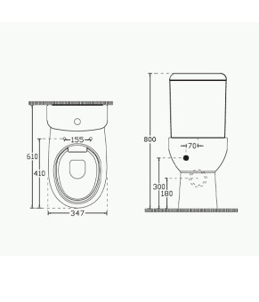 Унитаз Isvea Absolute (10AB04003+10AB31001)