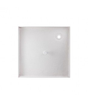 Набор Lidz душевая кабина Wiezak SC80x80.SAT.LOW.L, стекло Linie 4 мм + поддон Mazur