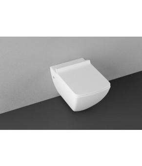 Унитаз Isvea Purita cleanWash без ободка, подвесной,сиденье, инстал Geberit Duofix (10PL02007+ 40S40200I+458.126.00.1)
