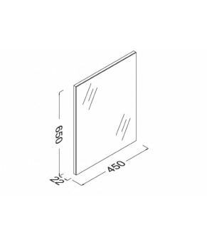 Зеркало Isvea Mirror 45x65x22 (24OR4000045I)