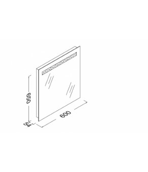 Зеркало Isvea Mirror 60x65x5,4 (25OR4003065I)