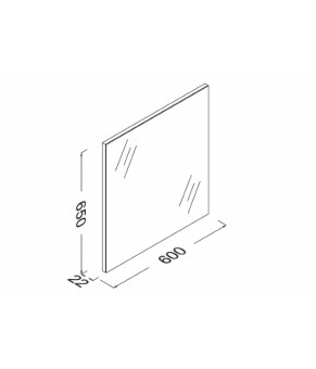 Зеркало Isvea Mirror 60x65x22 (24OR4000065I)