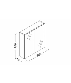 Зеркало Isvea Mirror 60x13,5x60 (22OR2000060I)