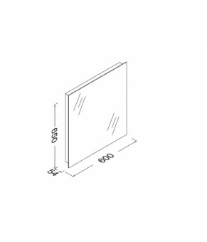 Зеркало Isvea Mirror 60x65x5,4 (25OR4011065I)