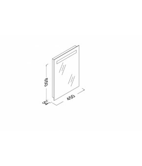 Зеркало Isvea Mirror 45x65x5,4 (25OR4003045I)
