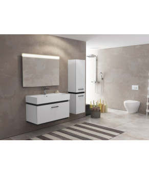 Пенал Isvea SistemaT 35x140x30 left white (27SF3211035I)