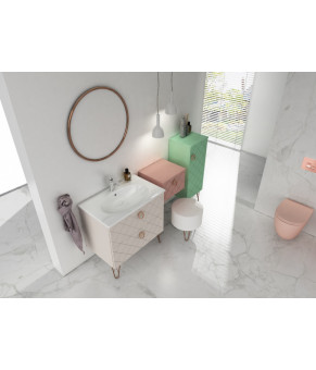 Пенал Isvea Rosa 40x104x36 left mint green (21RA31081040I)