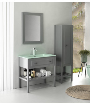 Пенал Isvea Terra 35x140x30 right grey (21TR3185040IR)
