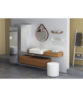 Пенал Isvea Marino 30x120x30 right, lacquered white (21SQ3101030I)