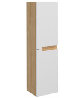 Пенал Isvea Onda Plus 35x30x140 right sapphire oak & white (21OP3063040I)