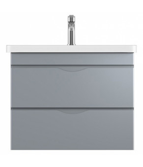 Тумбочка с умывальником Isvea Neo 76x60x43 lacquered grey 21NGS329080E (21NG1329080E+10PS50080SV)