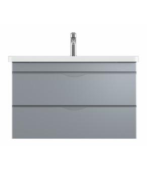 Тумбочка с умывальником Isvea Neo 97x60x43 lacquered grey 21NGS329100E (21NG1329100E+10PS50100SV)