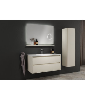 Тумбочка с умывальником Isvea Pro 120x50x45 light grey 21MGS070120I (21MG1070120I+10SL50121)