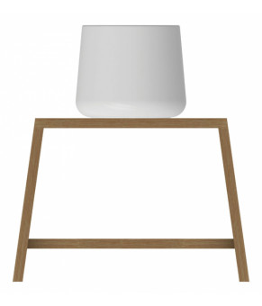 Тумбочка с умывальником Isvea Allegro 74x50x50 natural veneered teak 22ALS003060I (22AL8003060I+10AL75042)