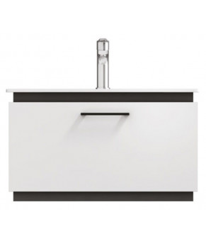 Тумбочка с умывальником Isvea SistemaT 81x46x46,5 white 27STS001080I (27ST1001080I+10SL51081)