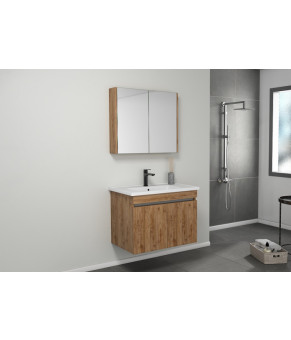 Тумбочка с умывальником Isvea Trio 65,5x46x60 24TRS162065I (24TR1162065I+10LE50081)
