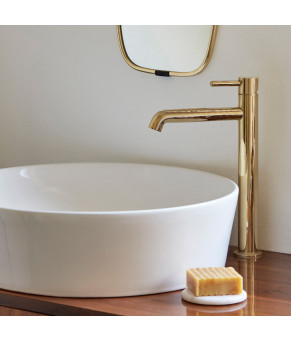 Смеситель для умывальника Omnires Y gold, высокий (Y1212GL)