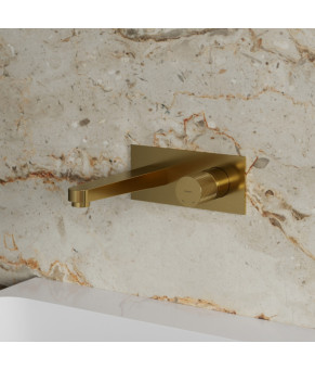 Смеситель для умывальника Omnires Contour скрытого монтажа, gold (CT8015GLB)
