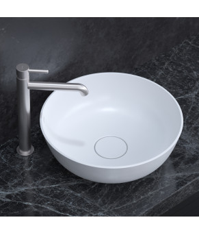 Умывальник Omnires Silk 40x40 white matt (SILKR400BM)