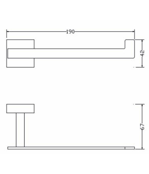 Бумагодержатель Omnires Lift chrome (8151BCR)
