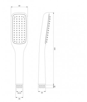 Душевой гарнитур Omnires Hudson точечный chrome (HUDSONX-PCR)