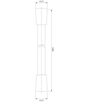 Душевой шланг Omnires gold 150 cm (029GL)