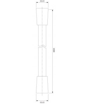 Душевой шланг Omnires anthracite 150 cm (023-XAT)