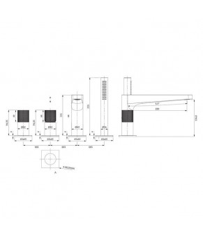 Смеситель для ванны Omnires Contour chrome (CT8032CR)