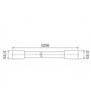 Душевой шланг Omnires Silver silver 125 cm (SILVER-X125SL)