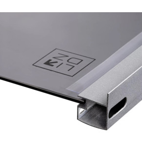 Душова кабіна Lidz Wawel SC80x80.SAT.LOW.GR, скло тоноване 4 мм, без піддону
