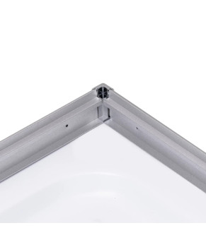 Душова кабіна Lidz Wawel SC80x80.SAT.LOW.GR, скло тоноване 4 мм, без піддону