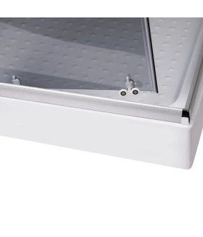 Душова кабіна Lidz Wawel SC80x80.SAT.LOW.GR, скло тоноване 4 мм, без піддону